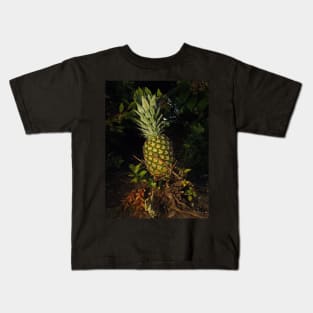 Pretty Plump Pineapple Pin, Mask, Tote Kids T-Shirt